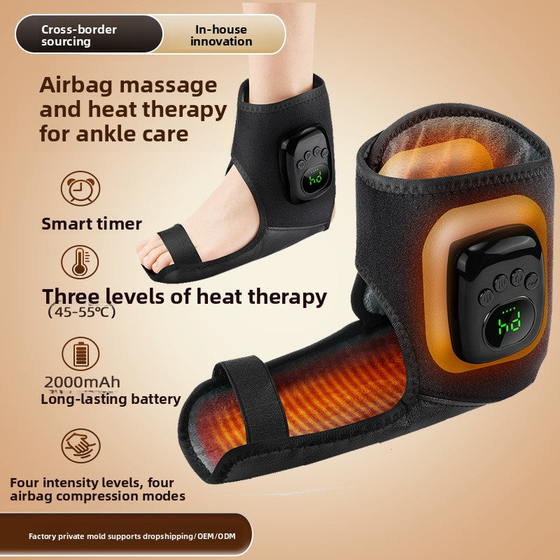 airbag ankle massager with heat therapy